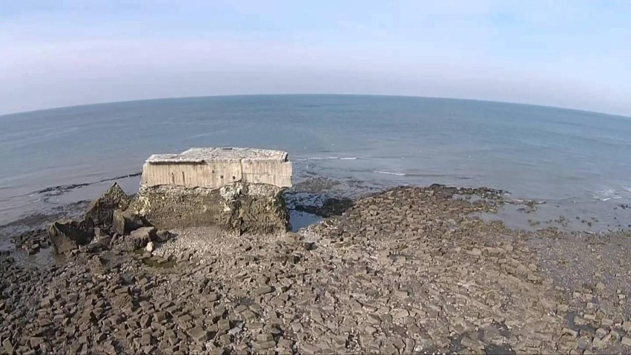 Studio 100 M Plage Le Portel Bagian luar foto